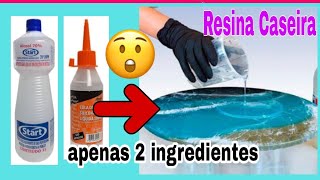 Como fazer Resina Caseira com 2 produtos [upl. by Glynas]