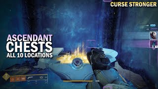 All 10 Ascendant Chest Locations Curse Stronger Destiny 2 Forsaken [upl. by Kcarb989]