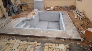 Construção de Piscina de Vinil [upl. by Vera]