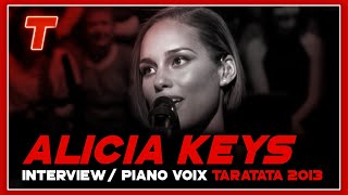 Alicia Keys Interview  piano voix Intégrale [upl. by Imojean]