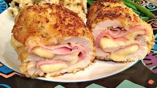 Chicken Cordon Bleu Recipe • A Great Classic 😍 👨‍🍳  Episode 120 [upl. by Yelyak]