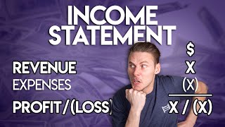 The INCOME STATEMENT for BEGINNERS [upl. by Aitercul]