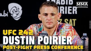 UFC 242 Dustin Poirier PostFight Press Conference  MMA Fighting [upl. by Aznarepse]