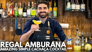 The Regal Amburana  SIMPLE amp AMAZING Cachaca Cocktail [upl. by Ocer]