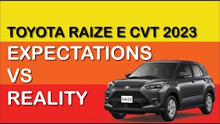 EXPECTATIONS VS REALITY Toyota Raize E CVT [upl. by Sofko271]