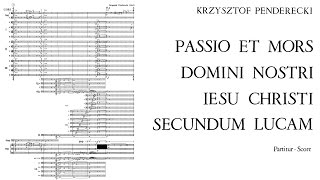 Krzysztof Penderecki  St Luke Passion 1966 [upl. by Cottle275]