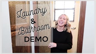 LAUNDRY amp BATHROOM DEMO [upl. by Taka565]