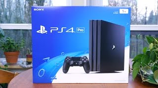 PlayStation 4 Pro Unboxing Setup and First Impressions [upl. by Ahsiner]