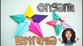 Como hacer una estrella de papel origami [upl. by Palmer]