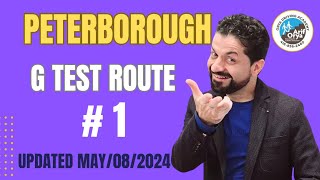 Peterborough G Test Route 1  Updated May 082024 [upl. by Stark]