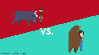 Bull and Bear Markets Bullish vs Bearish Explained in One Minute From Definition to Examples [upl. by Ivah]