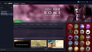 Rome Total War  How to unlock all Factions [upl. by Esya570]