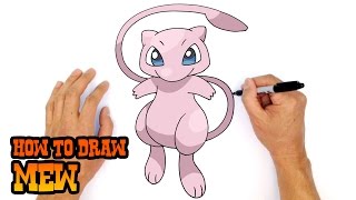 How to Draw Pokemon  Mew [upl. by Linson]