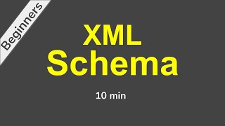 XML Schema XSD Beginner Tutorial with Demo [upl. by Lanta]