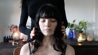 ASMR massage with reiki for relaxation and mental clarity whisper [upl. by Abocaj]