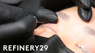 Why You Need To Get Your Eyeliner Tattooed Professionally  Macro Beauty  Refinery29 [upl. by Clovis115]