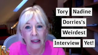 Nadine Dorriess Weirdest Interview Yet [upl. by Yorke]