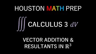 Vector Addition and Resultants in 3 dimensions [upl. by Eugirne]