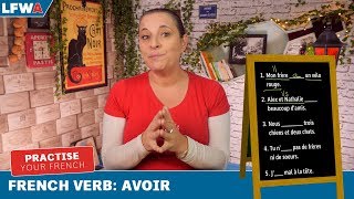 Practise your French verb AVOIR TO HAVE [upl. by Irisa]