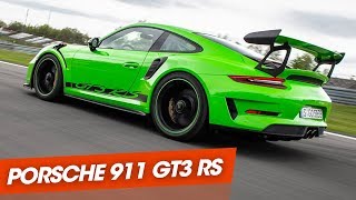 Essai  Porsche 911 GT3 RS taillée pour la piste [upl. by Uella]