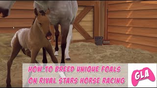 Rival Stars Horse Racing  How to breed unique foals [upl. by Enrak743]