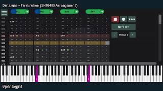 Deltarune  Ferris Wheel SN76489 Arrangement [upl. by Tengler]