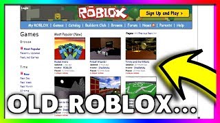 How To See the OLD ROBLOX Website 2004today [upl. by Hirsh791]