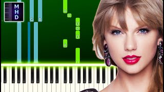 Taylor Swift  Style Piano Tutorial Easy [upl. by Innus489]