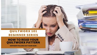 Beginner Paper Piecing  How To Read A Quiltworx Pattern [upl. by Orlantha988]