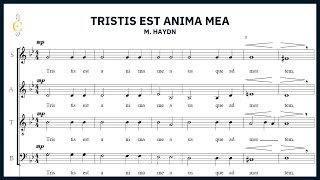 Choeur Ephata  Tristis est anima mea  JM Haydn [upl. by Natalina803]