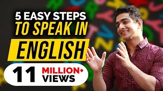 5 Easy Steps To Speak In ENGLISH Fluently And Confidently  English Speaking Tricks  BeerBiceps [upl. by Clayborn]