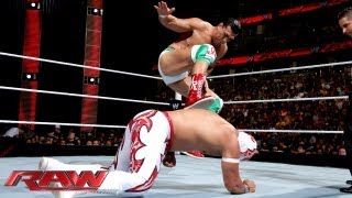 Sin Cara vs Alberto Del Rio Raw August 19 2013 [upl. by Fairleigh359]