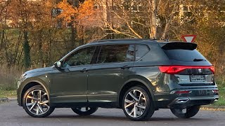 Seat NEW Tarraco FR in 4K 2021 Dark Camouflage 20 inch Machined walk around amp detail inside [upl. by Molini300]