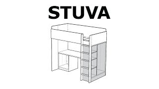 How to assemble the STUVA storage unit [upl. by Tharp519]