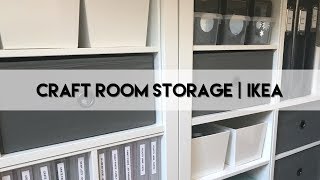 Craft Room Storage  IKEA  NEW Kallax Shelves [upl. by Goldstein206]