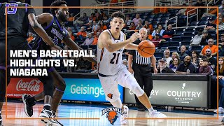 Bucknell Mens Basketball Highlights vs Niagara [upl. by Linden]