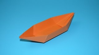 como hacer un barco de papel origami [upl. by Ahsuatan]