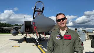 US Air Force F15E Strike Eagle a pilot tour [upl. by Bascomb]