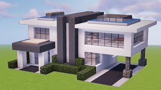 Minecraft Modern Ev Yapımı 🏠 [upl. by Noirb47]