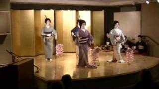 Traditional Japanese Geisha Dance Part 1 [upl. by Leid]