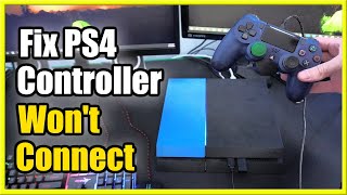 How to FIX PS4 Controller that Wont Connect Hard Reset Method [upl. by Ahsenac156]