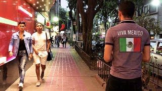 MEXICO CITY — Zona Rosa Video Walk 【4K】🇲🇽 [upl. by Ranique]