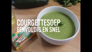 Knorr Recepten  Courgettesoep [upl. by Aniuqaoj]