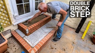 Building Double Brick Step From Start To Finish [upl. by Tay]