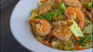 Shrimp Pancit Bihon  Panlasang Pinoy [upl. by Ramos]