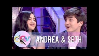 Seth admits that he has a crush on Andrea Brillantes  GGV [upl. by Notsnhoj600]