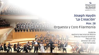 J Haydn – “La Creación” Mov 38  Orquesta y Coro Filarmonía [upl. by Hayton]