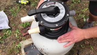 How To Change The Sand In a Pool Filter [upl. by Ramirol972]