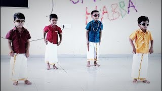 KIDs Lungi DANCE Performance  quotLungi Dancequot The Thalaiva Tribute  Chennai Express  26 January [upl. by Nittirb]