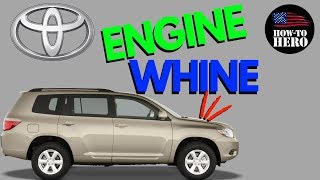 TOYOTA HIGHLANDER engine noise  diagnosis [upl. by Jean]